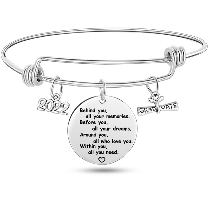 Braccialetto charm diploma regolabile