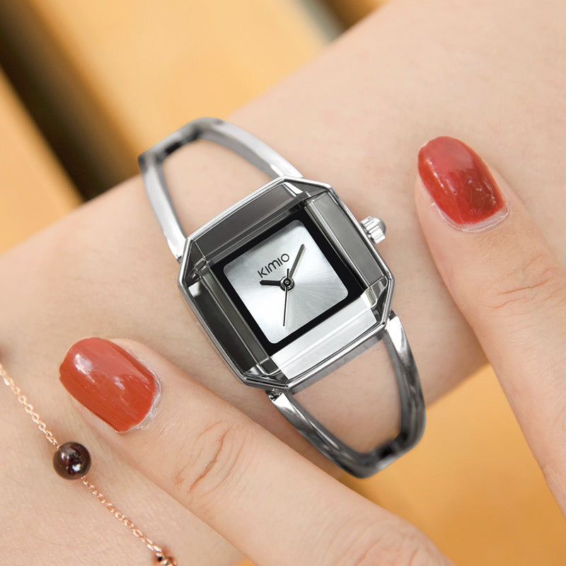 Orologio quadrato retro da donna