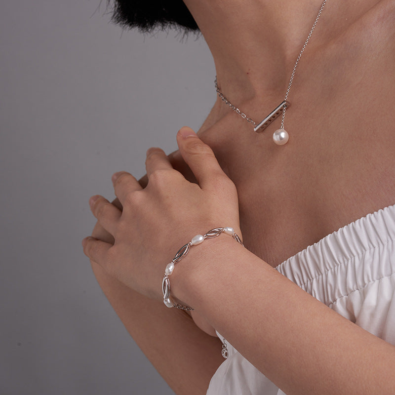 Braccialetto perle barocche da donna