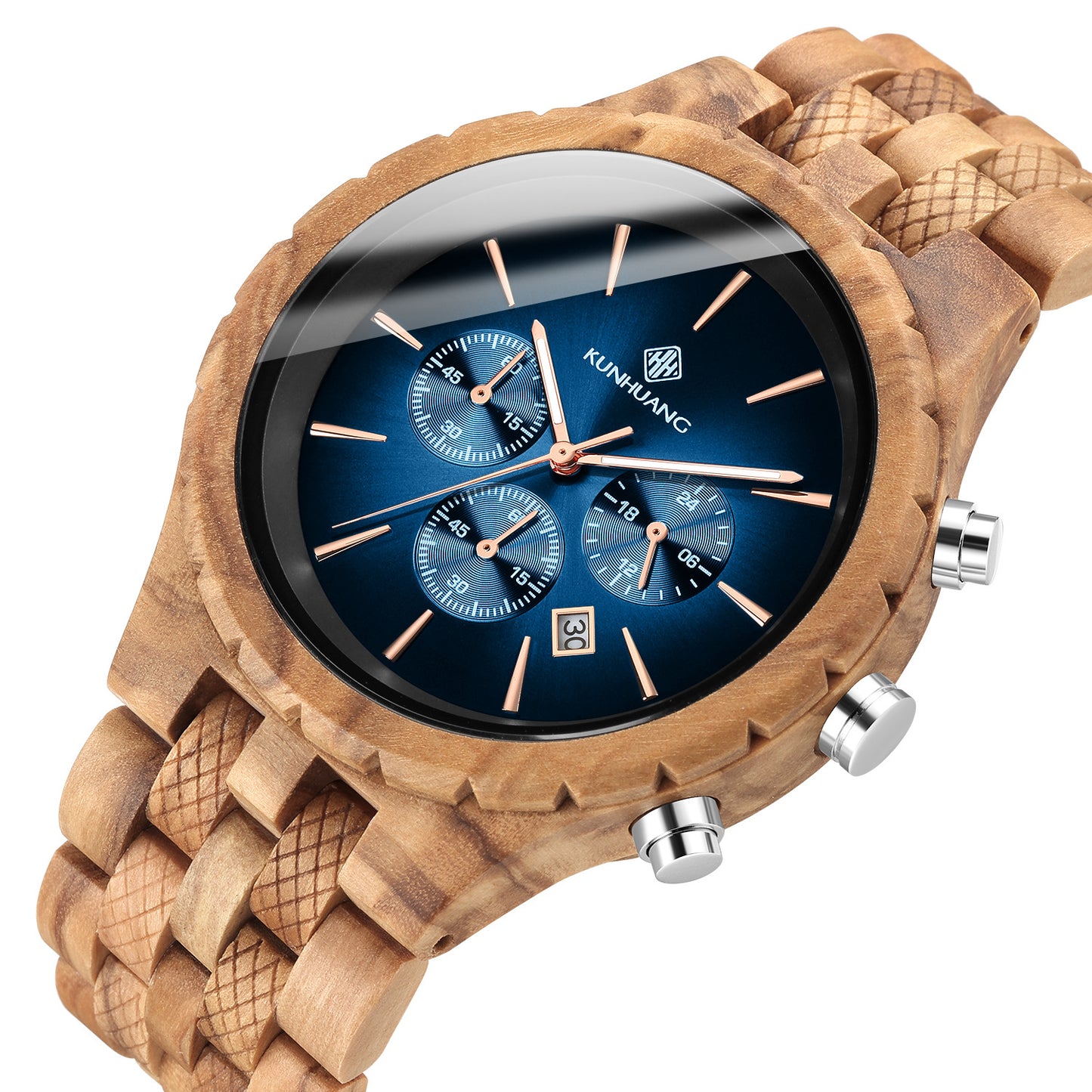 Orologio in legno multifunzionale