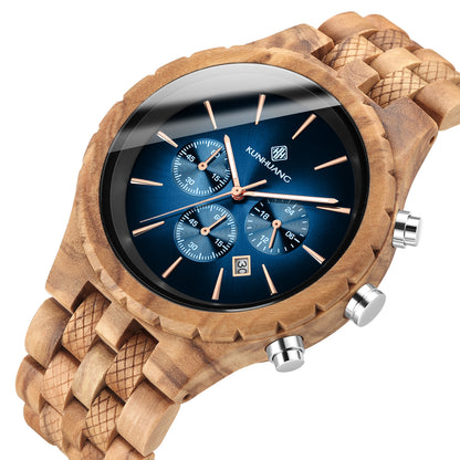 Orologio in legno multifunzionale