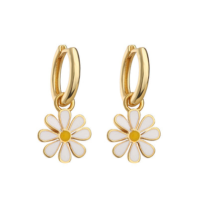 Set collana e orecchini crisantemo