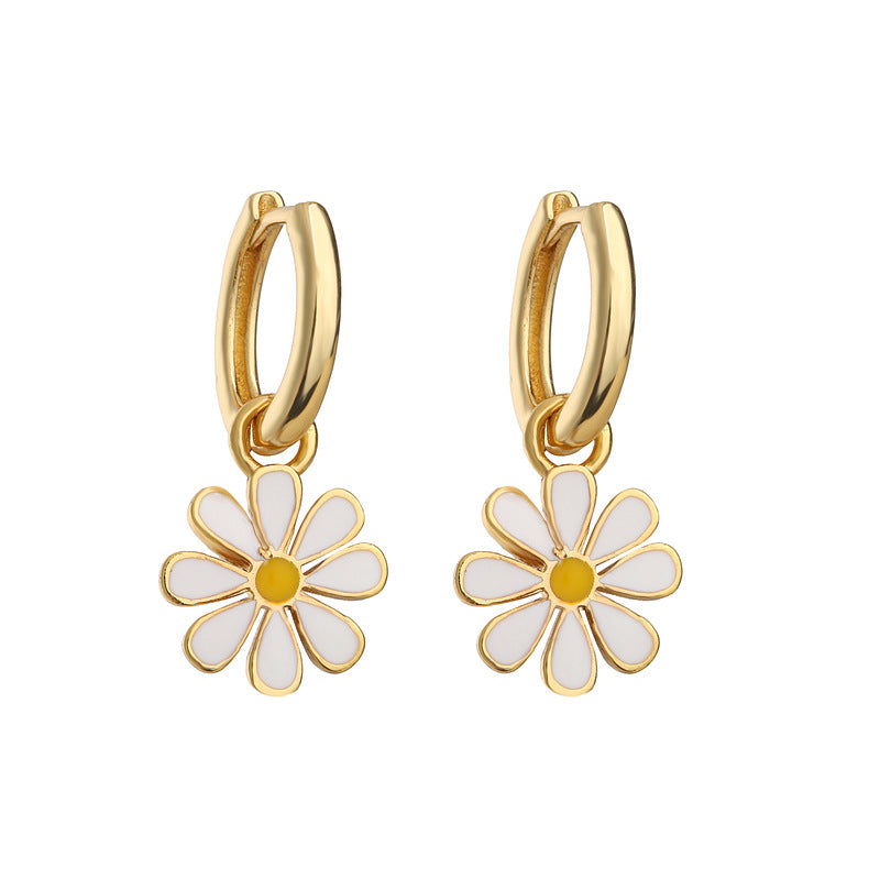 Set collana e orecchini crisantemo