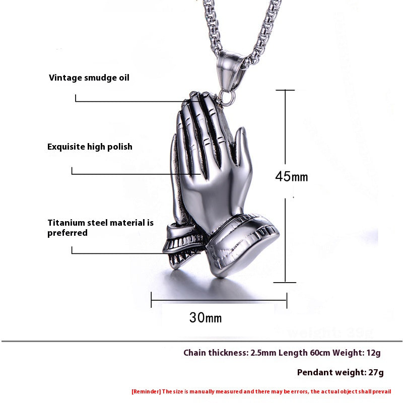 Collana acciaio titanio doppia da uomo