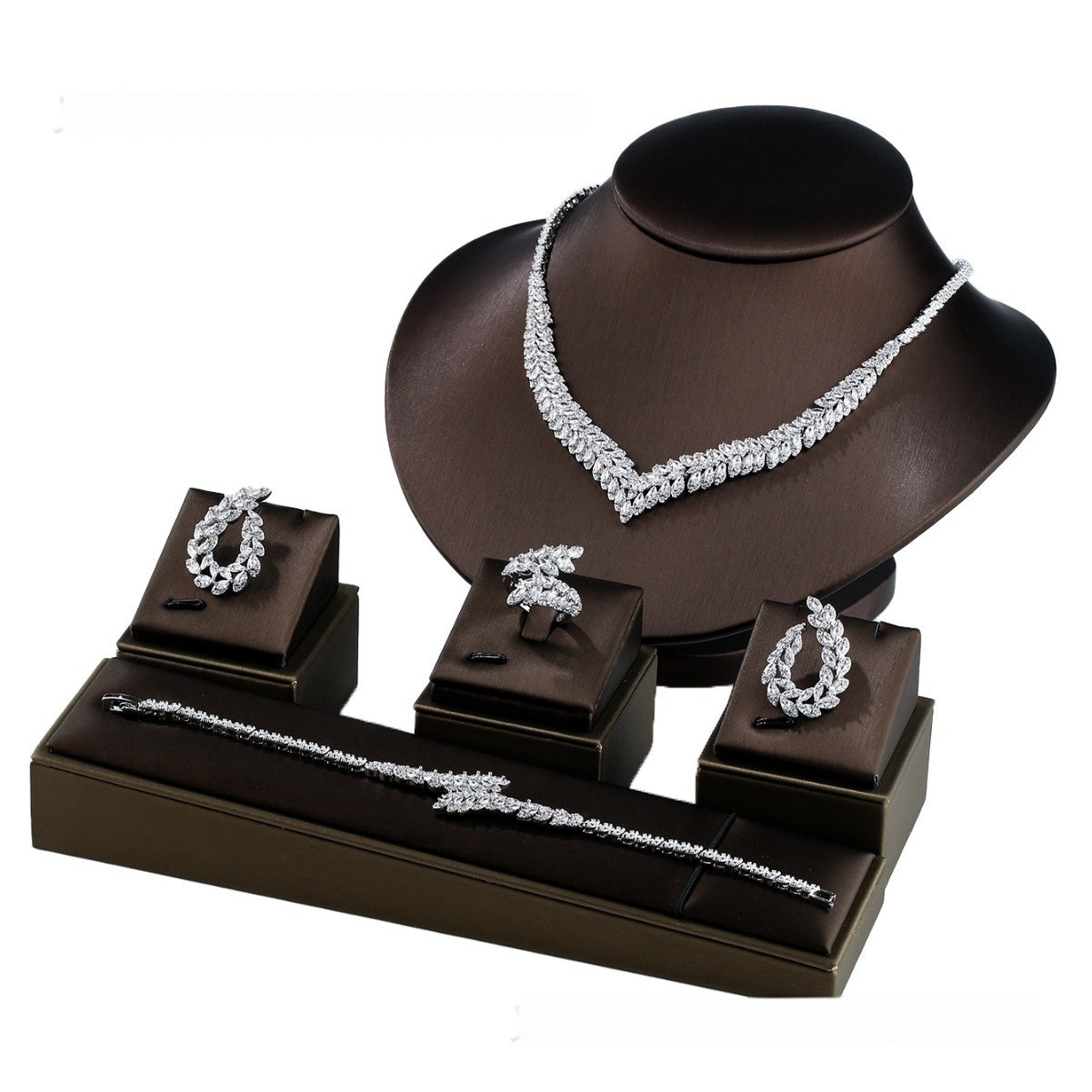 Set sposa con zirconi