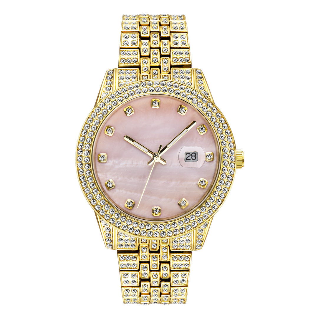 Orologio con cristalli luminescenti
