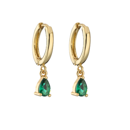 Orecchini goccia cristallo zircone