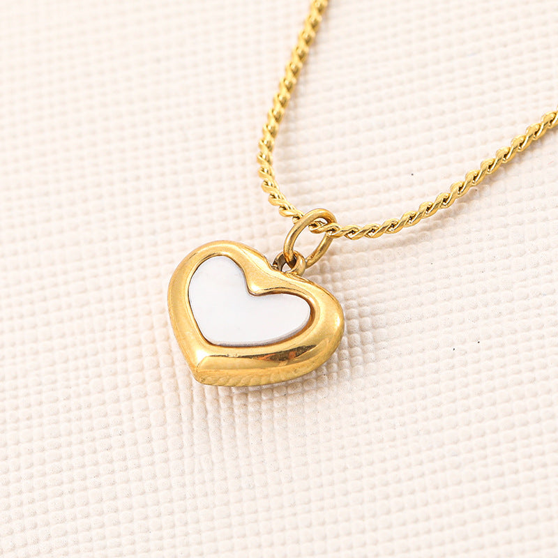 Collana Cuore Madreperla