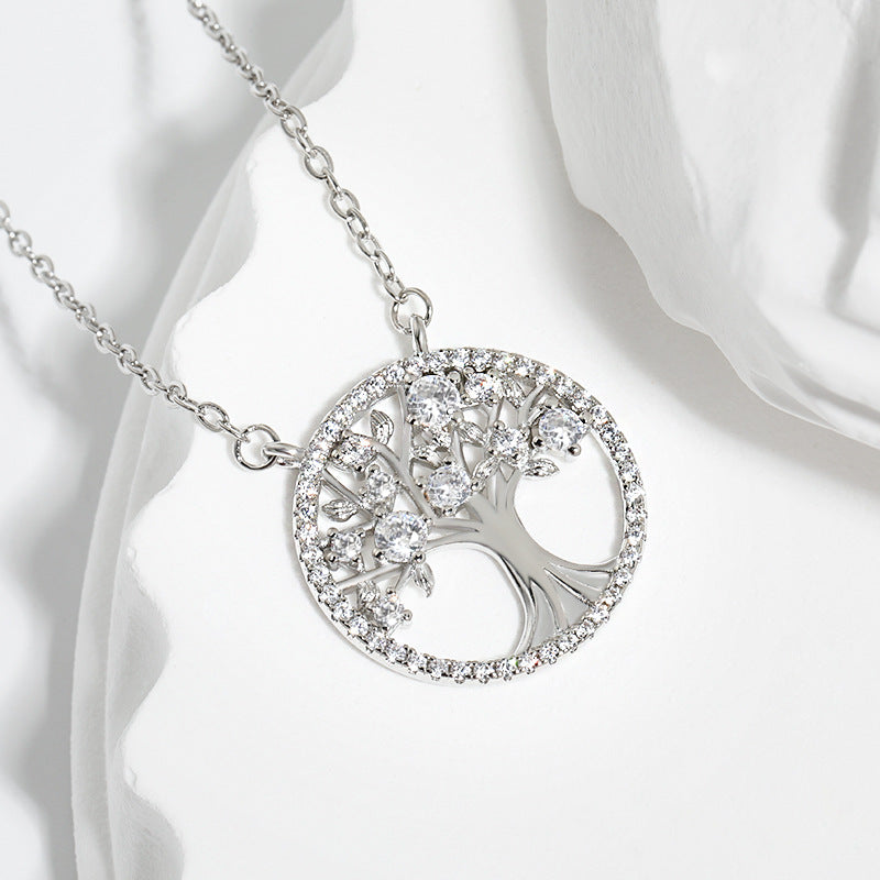 Collana albero della vita zirconi