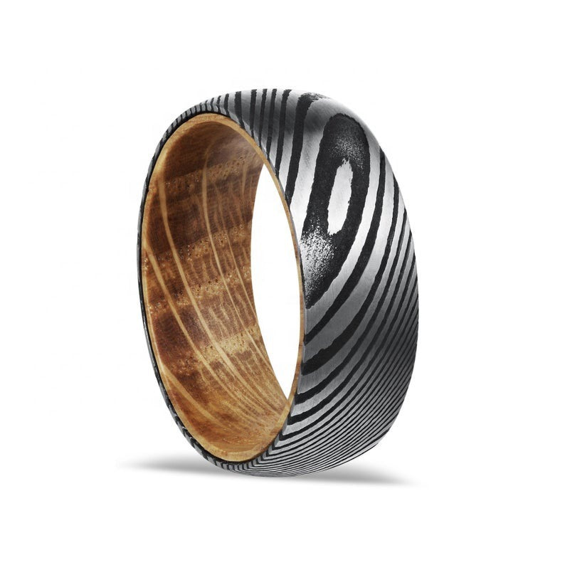 Anello Corna di Cervo Grigio