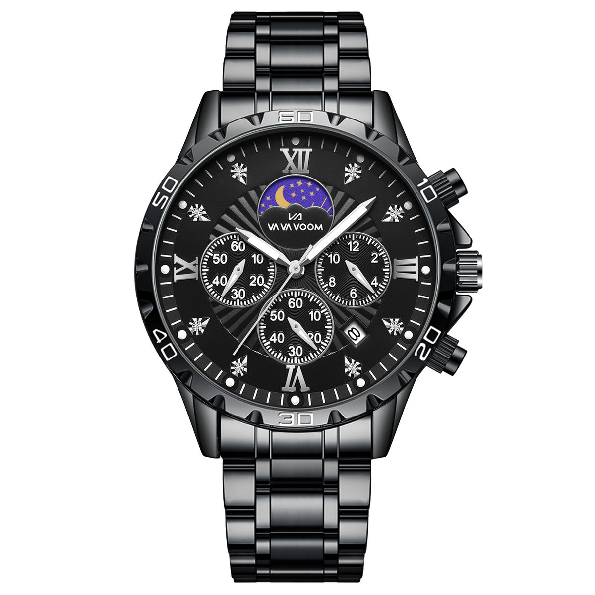 Orologio da uomo impermeabile con calendario luminoso