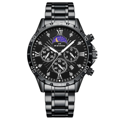 Orologio da uomo impermeabile con calendario luminoso