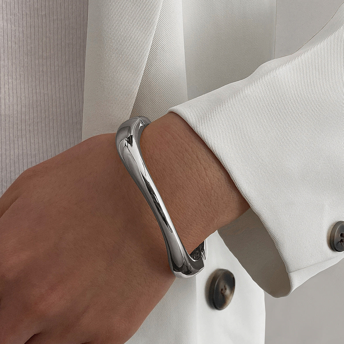 Bracciale Metallo Lucido