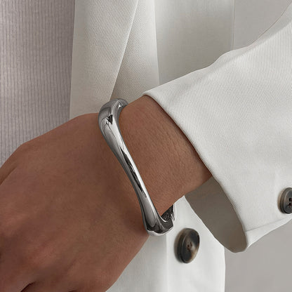 Bracciale Metallo Lucido