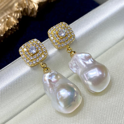 Orecchini perle barocche