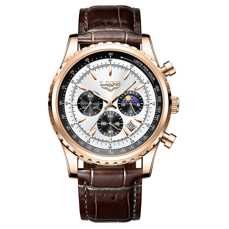 Orologio sportivo multifunzione cronografo impermeabile
