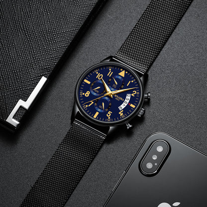 Orologio acciaio impermeabile da uomo semplice
