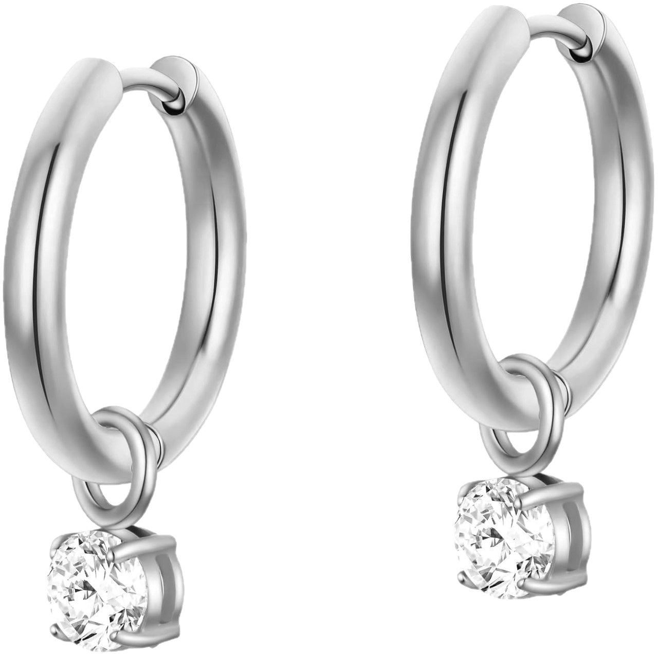 Orecchini zirconi micro-pavé
