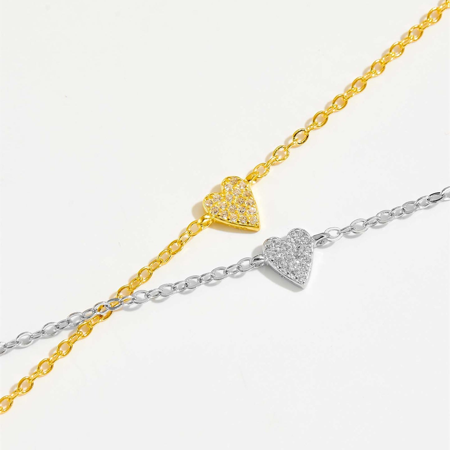Bracciale cuore retro