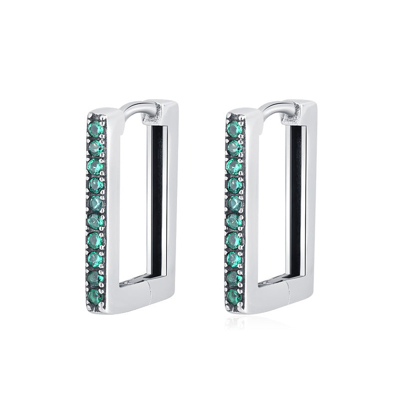 Orecchini Quadrati Diamante