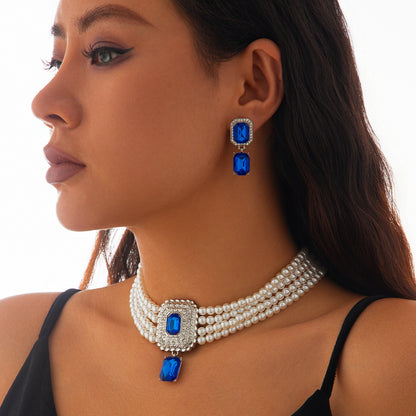 Collana di perle geometrica