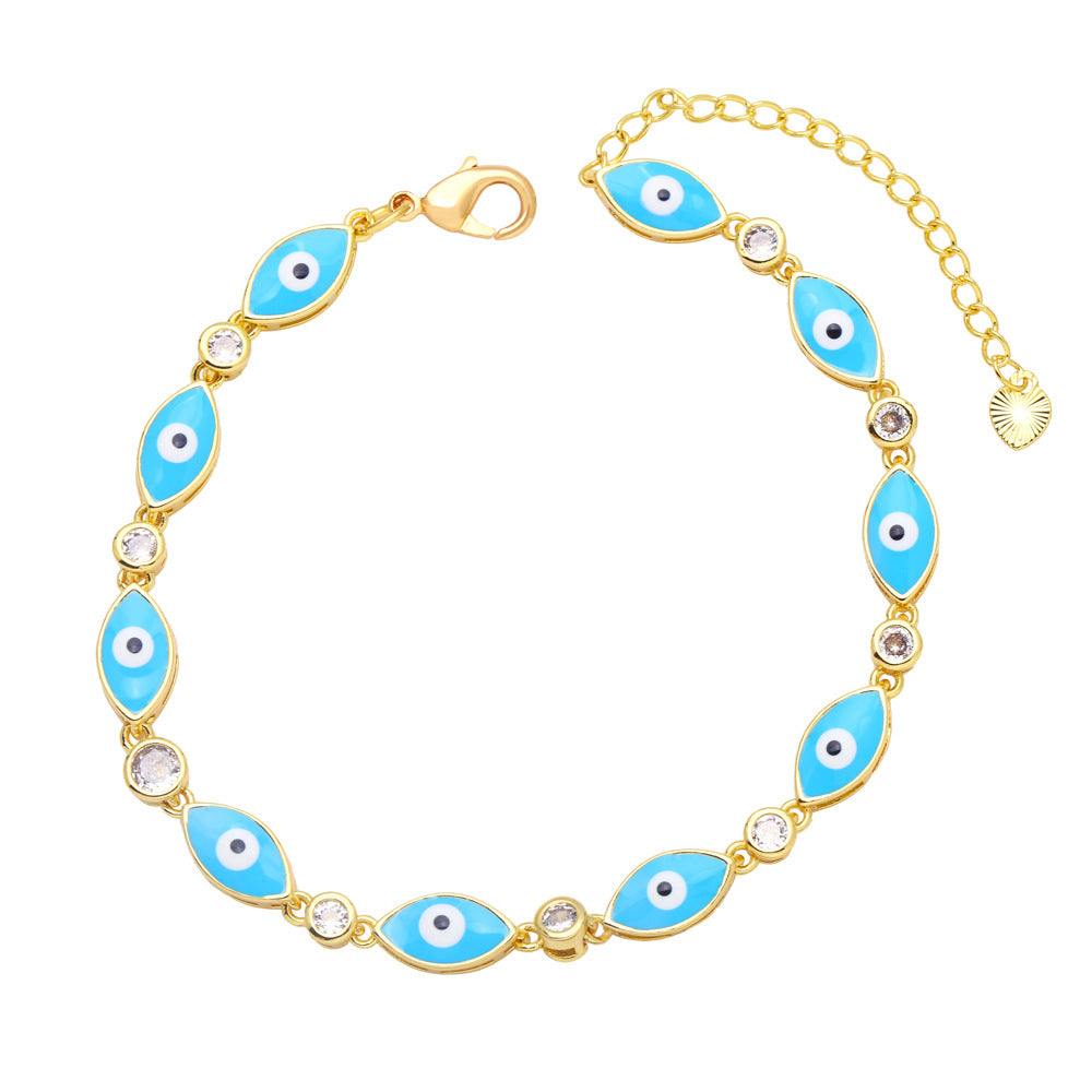 Bracciale occhio bohemien