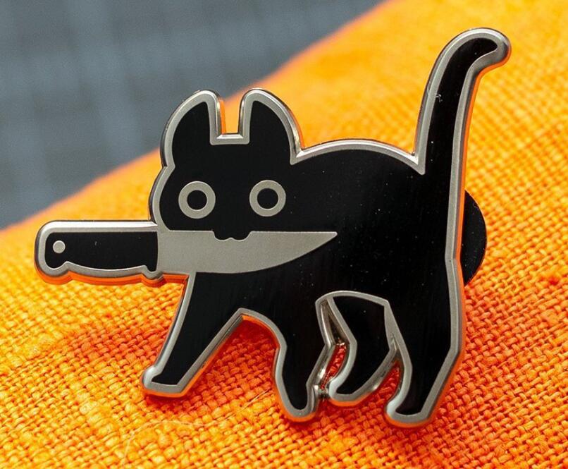 Spilla gattino cowboy
