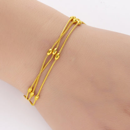 Bracciale donna tre fili