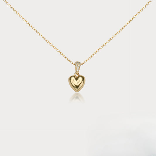 Collana cuore di zirconi