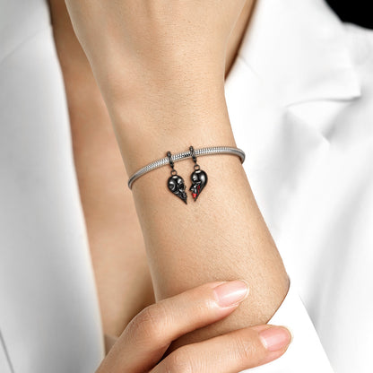 Collana teschio argento 925