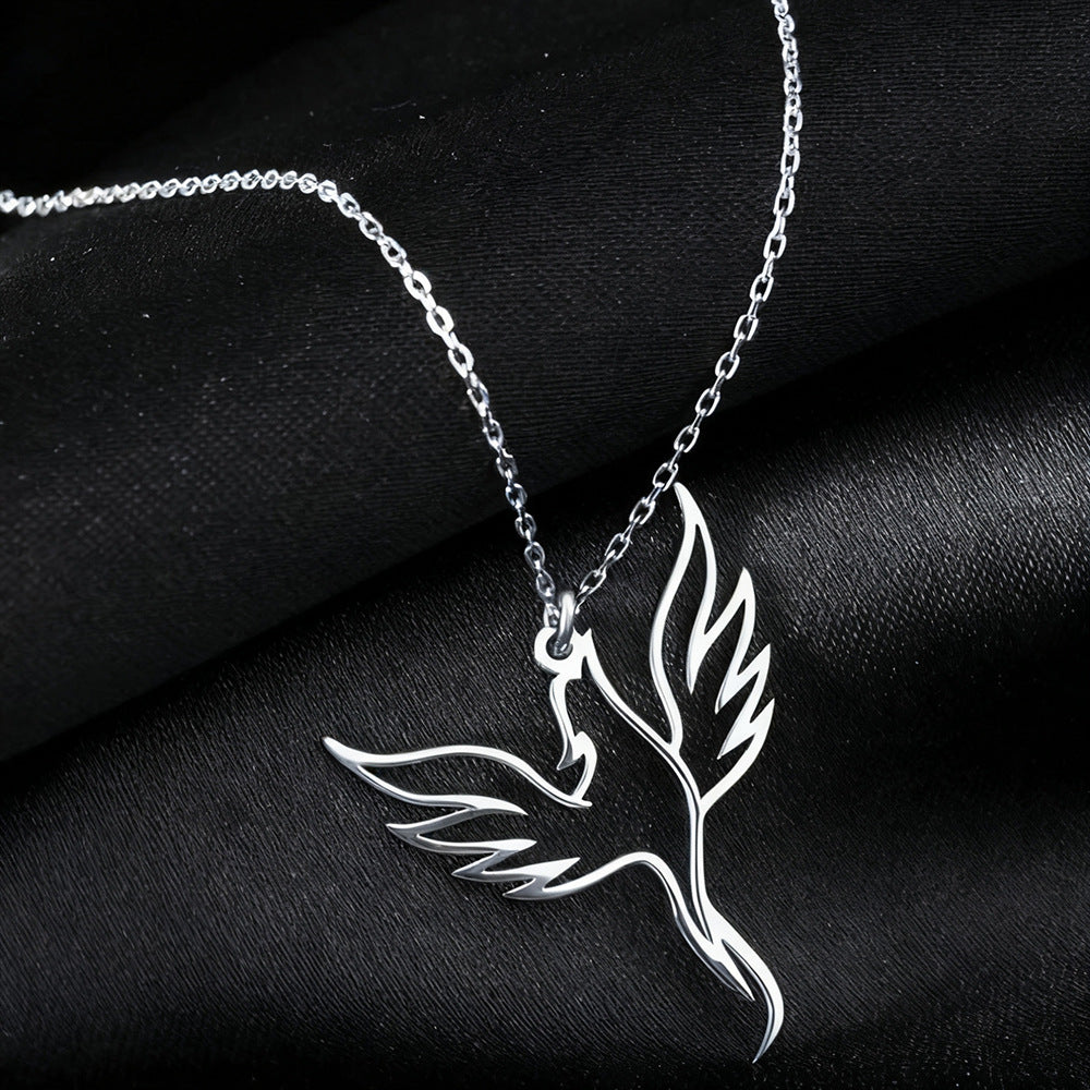 Collana minimalista acciaio inox