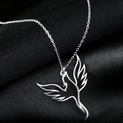 Collana minimalista acciaio inox