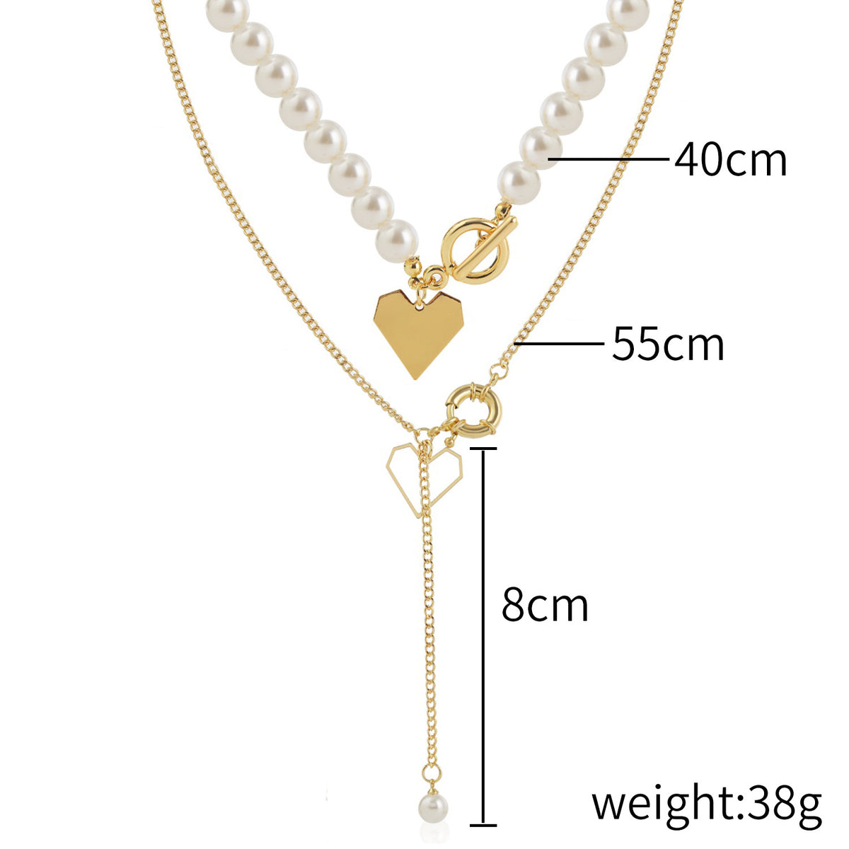 Collana perle barocche Retro esagerata