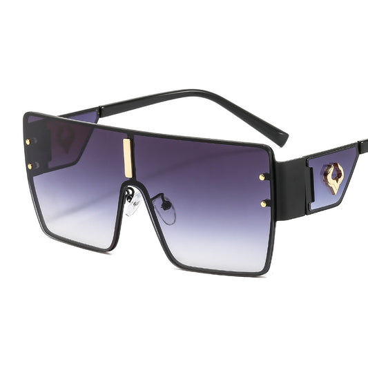 Occhiali da sole metallo oversize