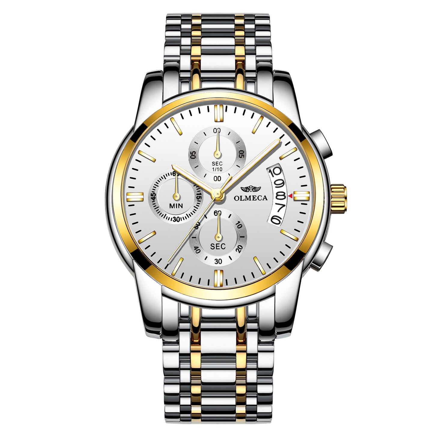 Orologio acciaio luminoso farfalla