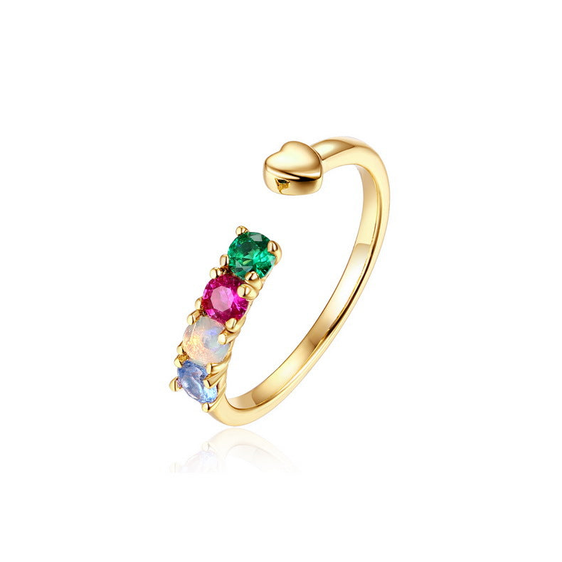 Braccialetto opale naturale oro