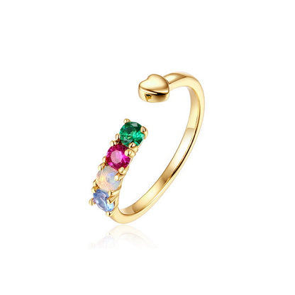 Braccialetto opale naturale oro