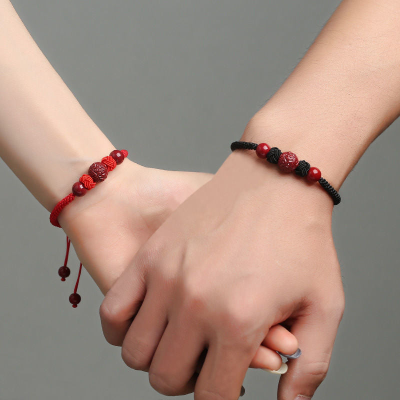 Bracciale cinabro zodiaco