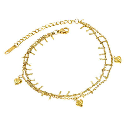 Bracciale con cuori