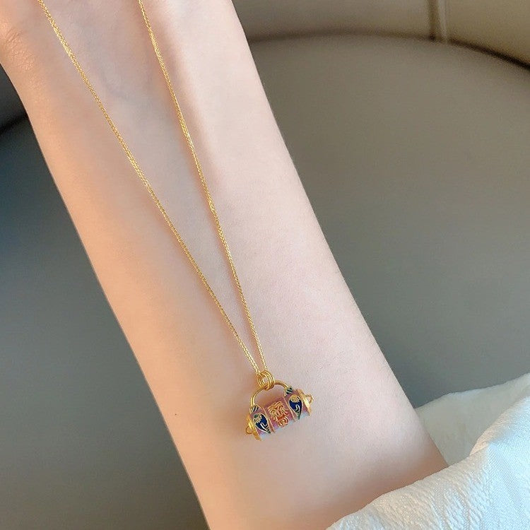 Collana Chiusura Smaltata Oro
