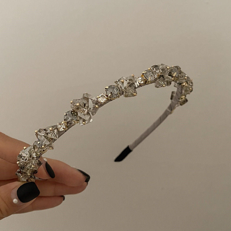Fermaglio capelli cristalli retrò