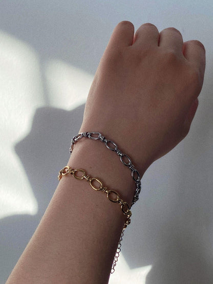 Bracciale Tessuto Acciaio