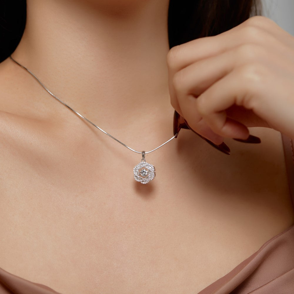 Collana fiore da donna