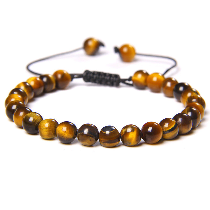 Bracciale occhio di tigre tessuto