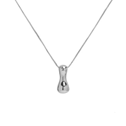 Collana lettera in ottone