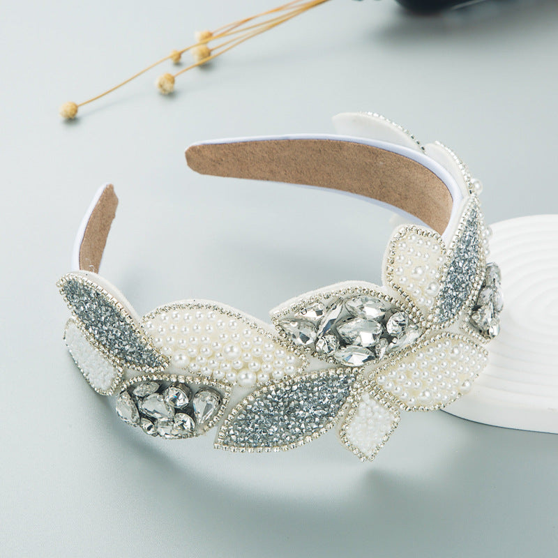 Ciondolo barocco strass e perle