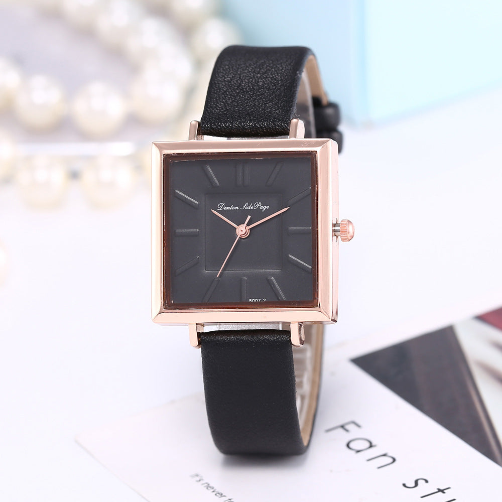Orologio donna quadrato classico