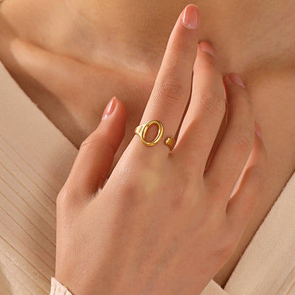 Anello ovale regolabile