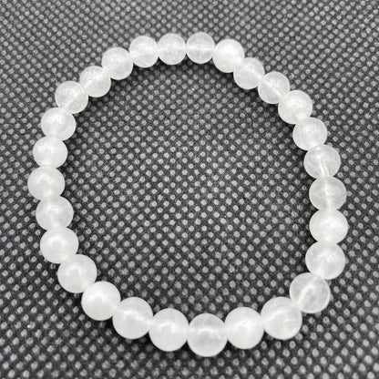 Bracciale marmo bianco