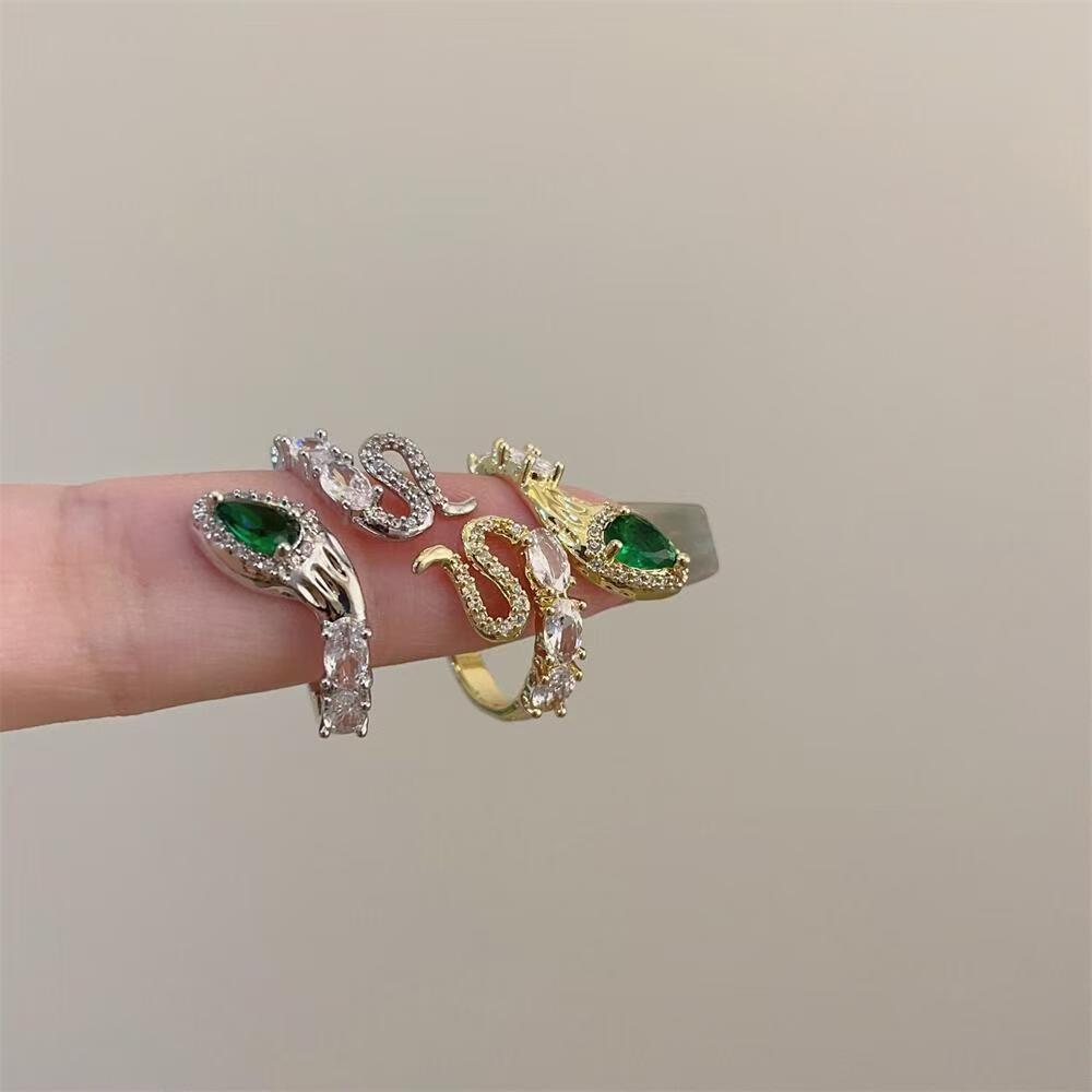 Anello Serpente Zirconi